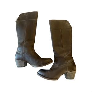 Ariat Sadler Western Boot Distressed Brown Leather Size 7